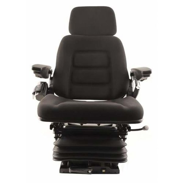 Aftermarket S830796 High Back Seat Black Fabric w Mechanical Suspension Fits Kubota S830796-HYC_10